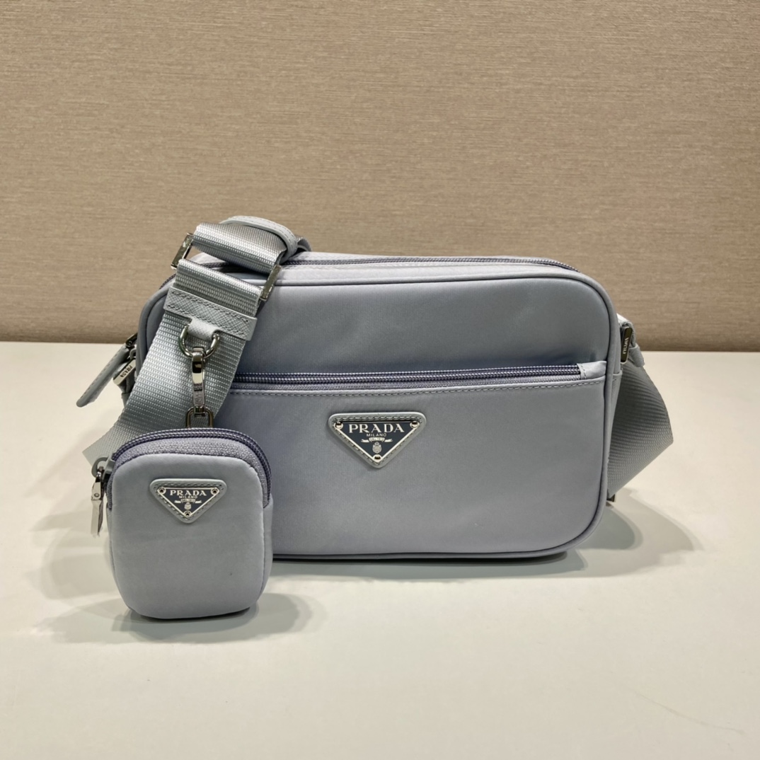 Pra*a 1bc167 crossbody bag -23*15*7cm