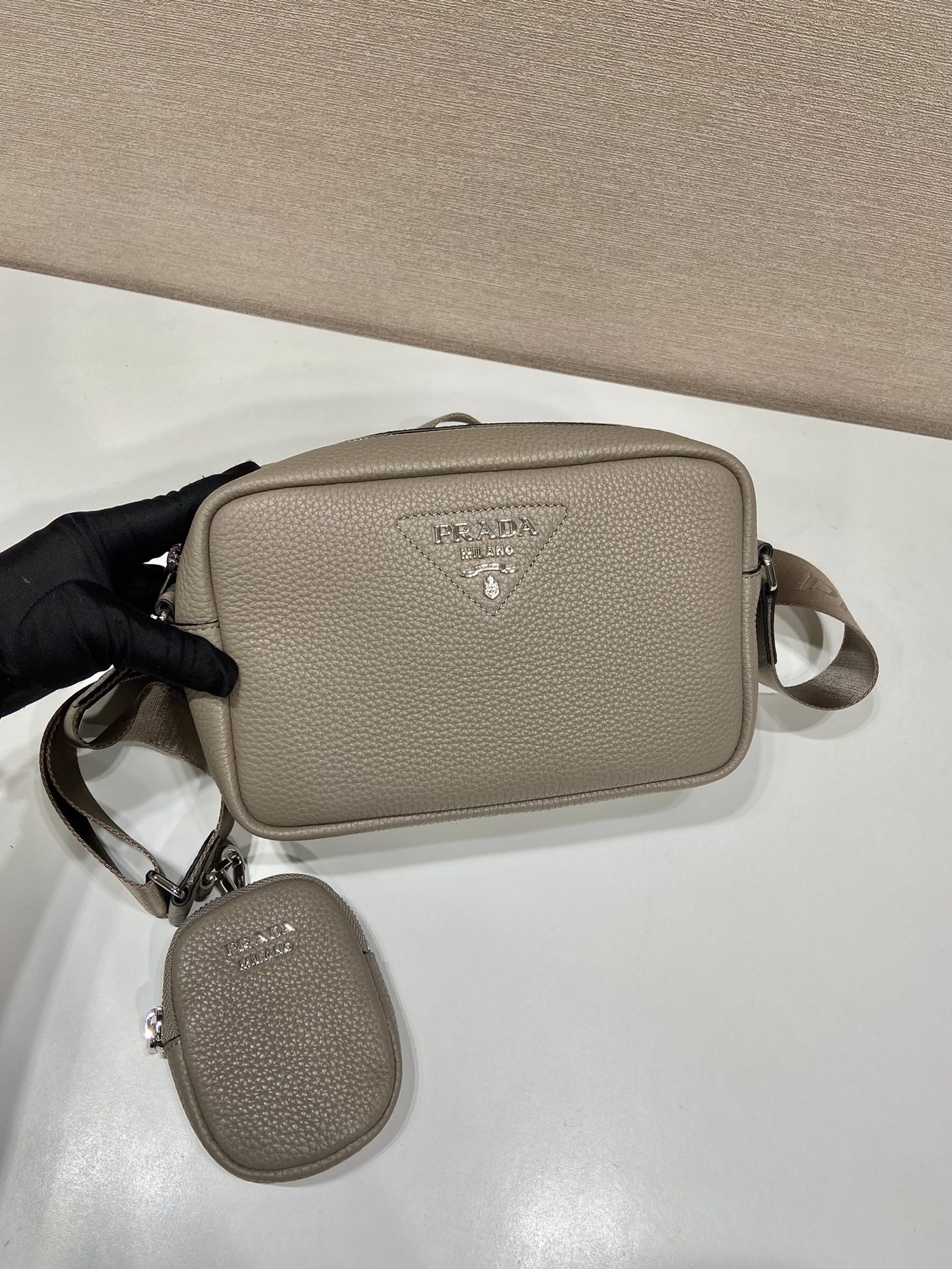 Pra*a 1bh182 crossbody bag -22*14.5*8cm