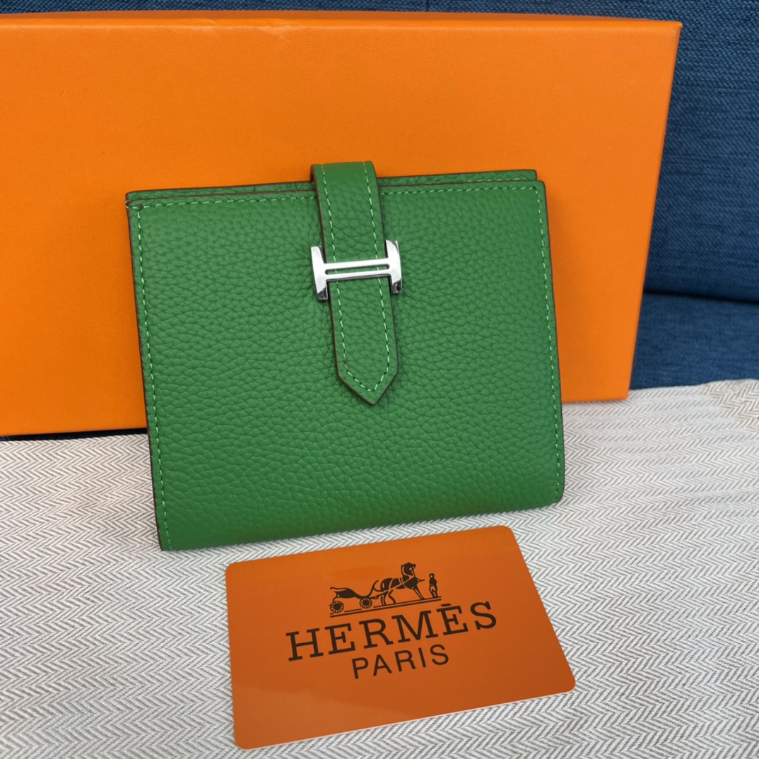 H**mes constance togo leather-10*12cm