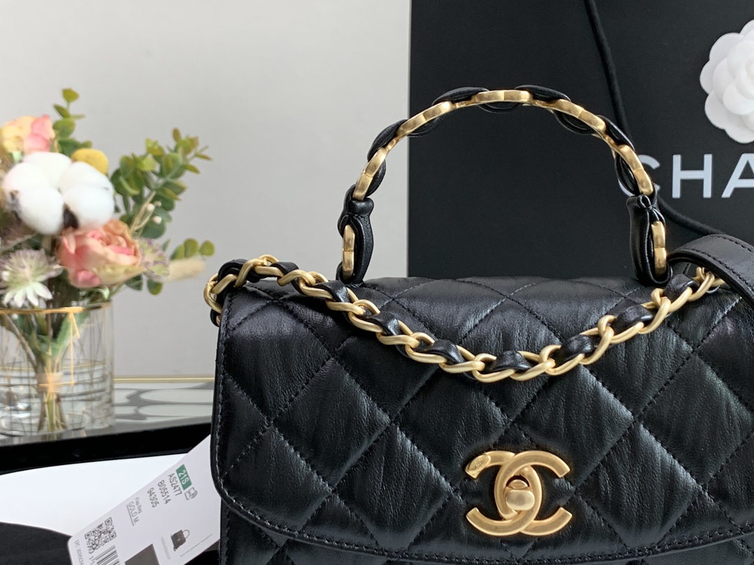 Ch@nel Flap Bag-20*13*9CM
