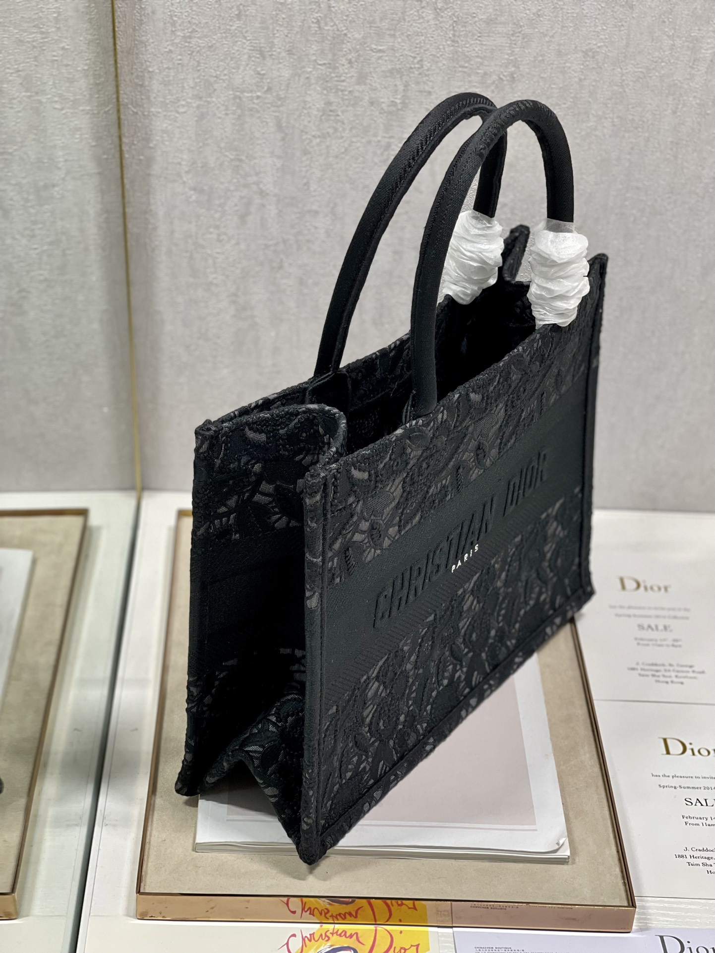 D*or small book tote-36*28cm