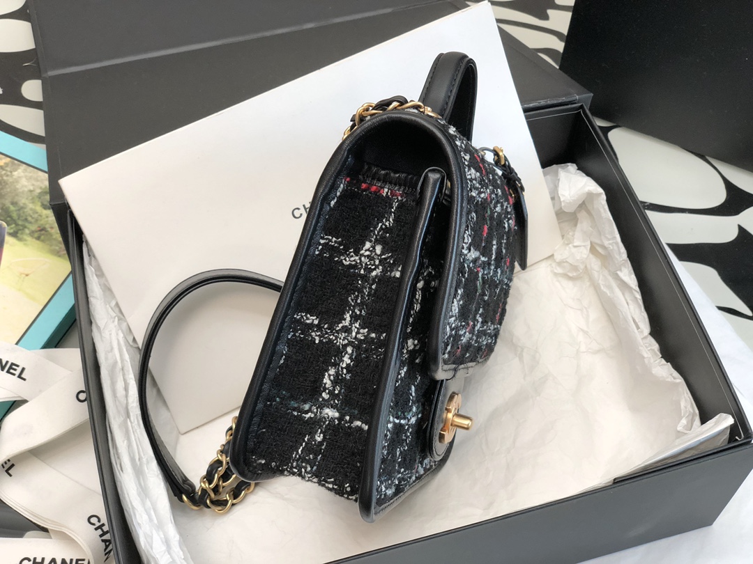 Ch@nel Flap Bag-17*20.5*6CM