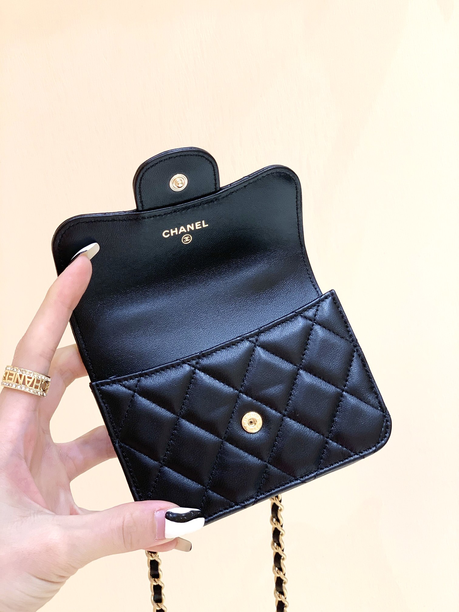 Ch@nel Flap Bag-12.5x9.5x3.5CM