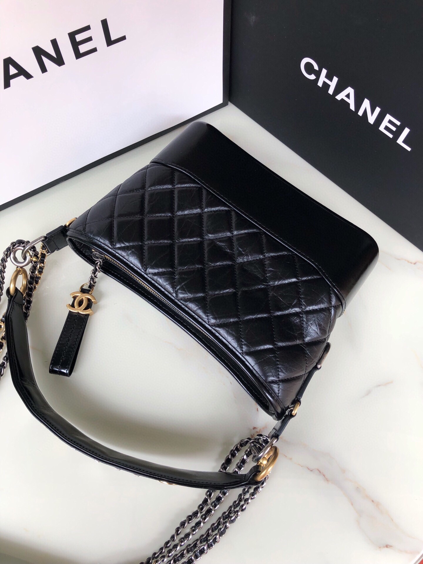 Ch@nel Medium Gabrielle Handbags-25CM