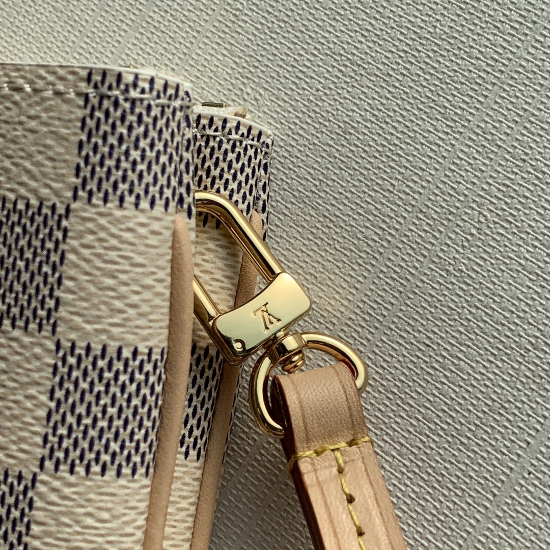 l0*is V*t0n m80084 pochette double zip bag -20*12.5*3cm