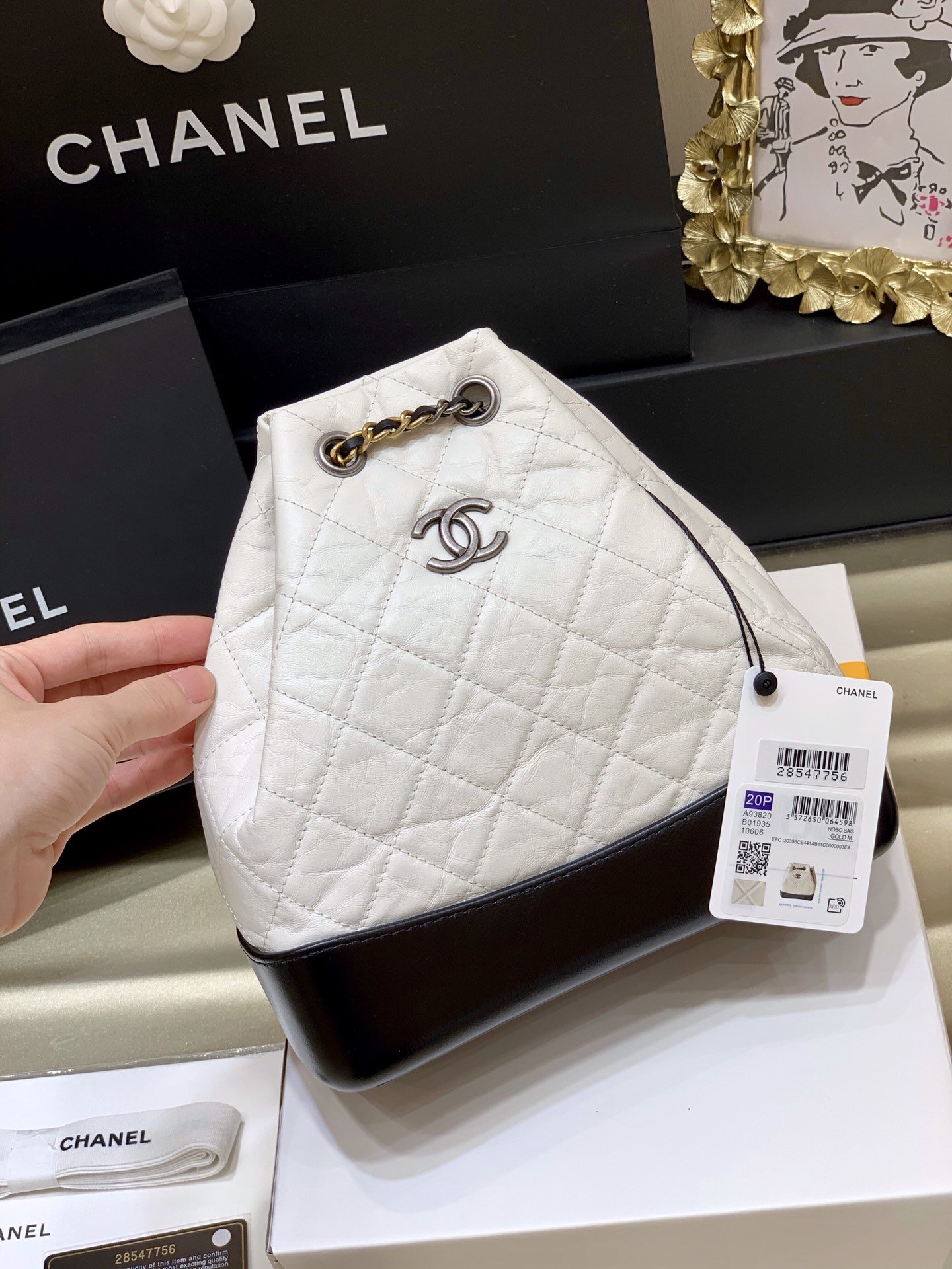 Ch@nel Gabrielle Backpack-23x22.5x10.5CM