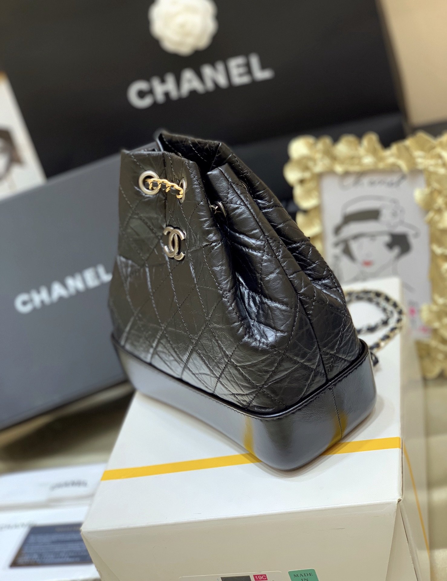 Ch@nel Gabrielle Backpack-23x22.5x10.5CM