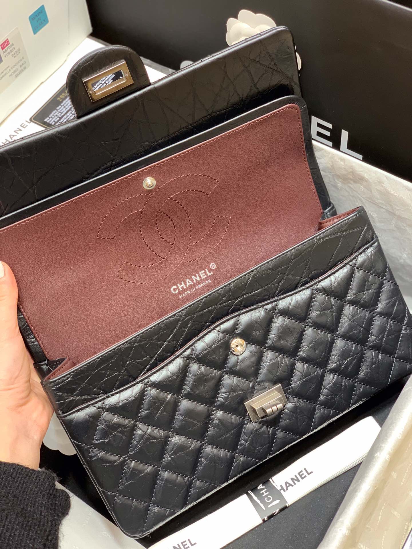 Ch@nel Reissue 2.55 Flap Bag -28CM