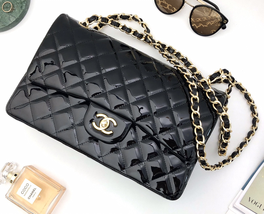 Ch@nel Flap Bag-Gold Hardware-30CM