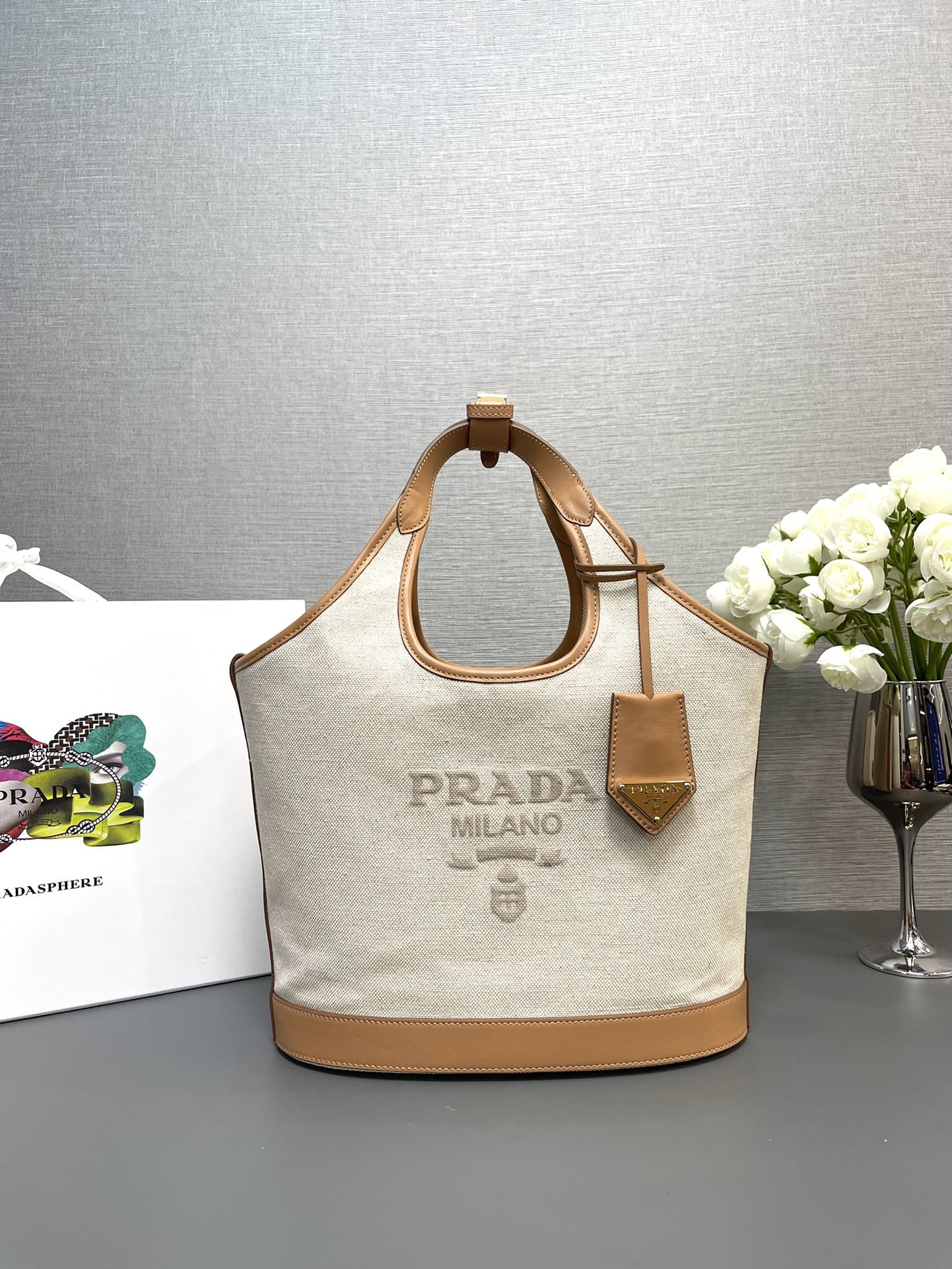 Pra*a 1bg472 tote bag-28Ｘ22.5Ｘ12.5cm