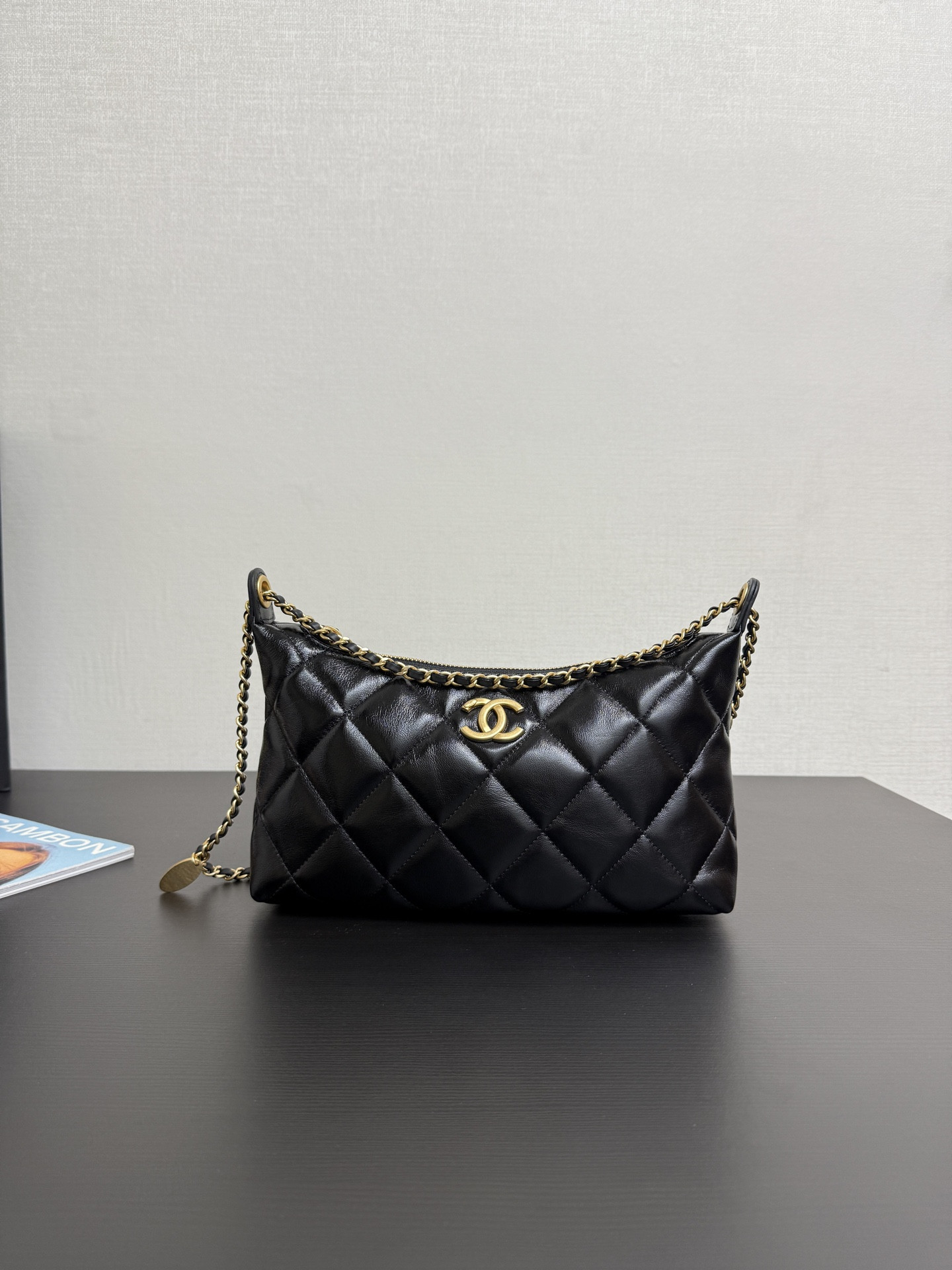 Ch@nel 2025SS Hobo Bag-25*15*5.5CM