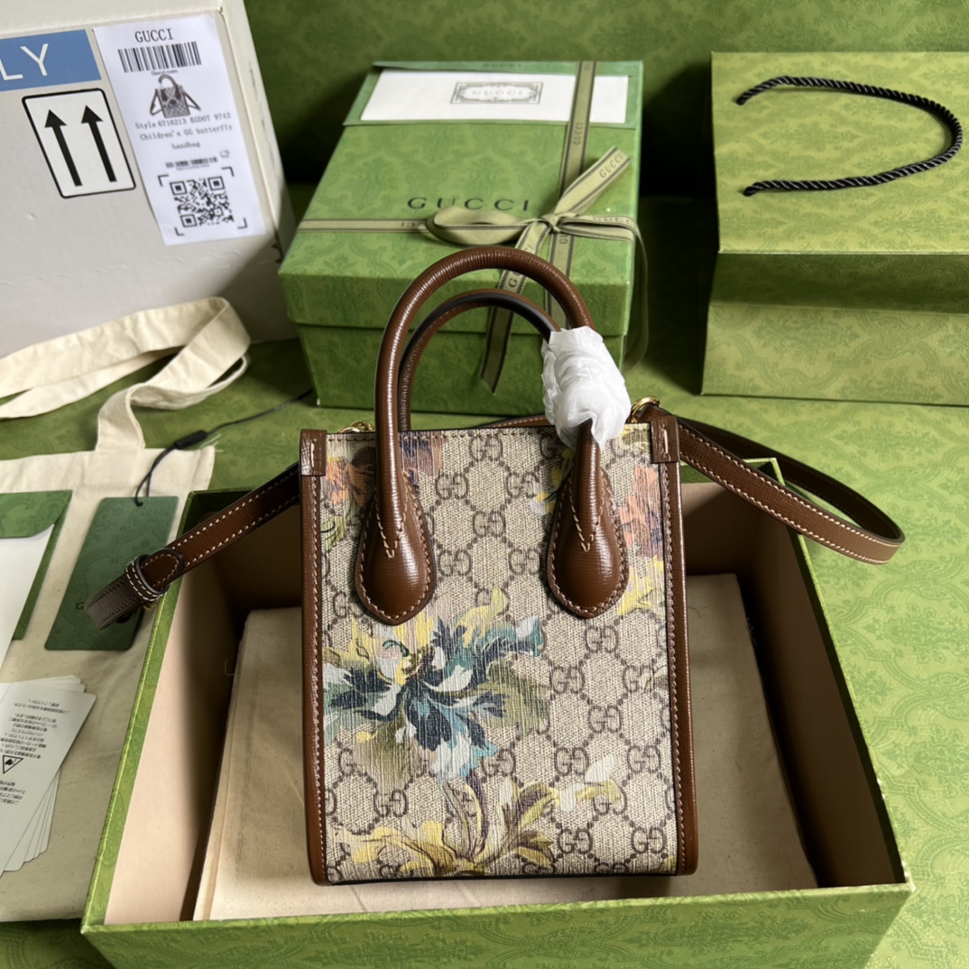 G*u*i gg retro mini tote-16*20*7cm