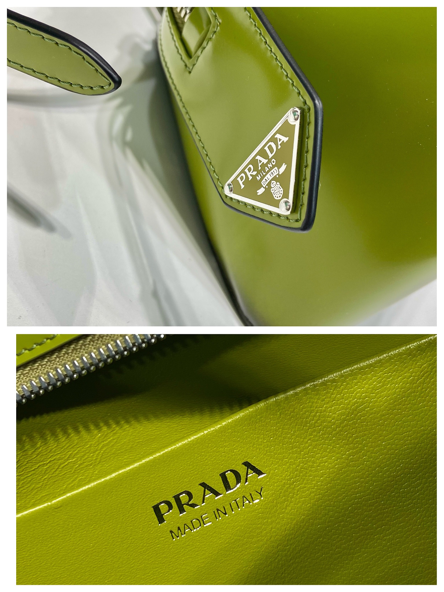 Pra*a 1ba365 bowling bag-31*16*13.5cm