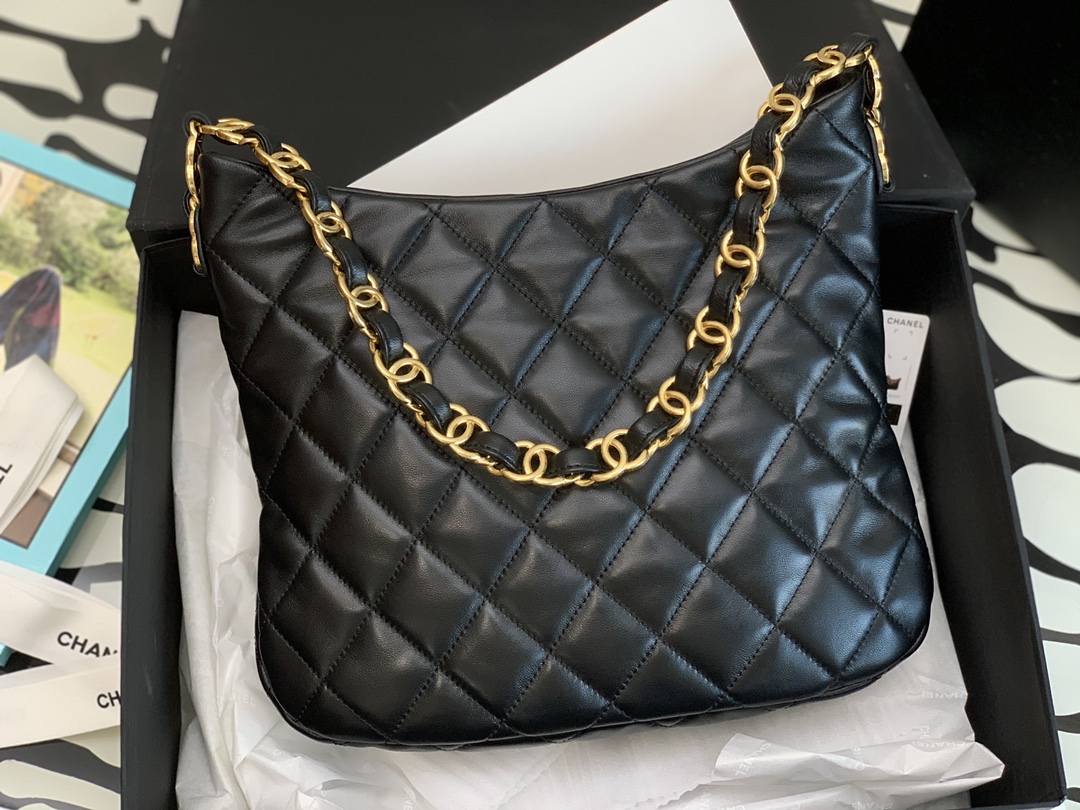 Ch@nel Hobo Handbags-26*30*7CM