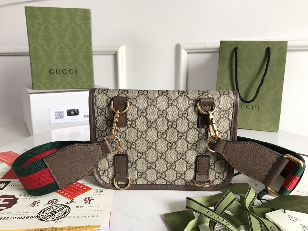 g*u*i vintage gg S*p*e brossbody bag-20x13x2.5cm