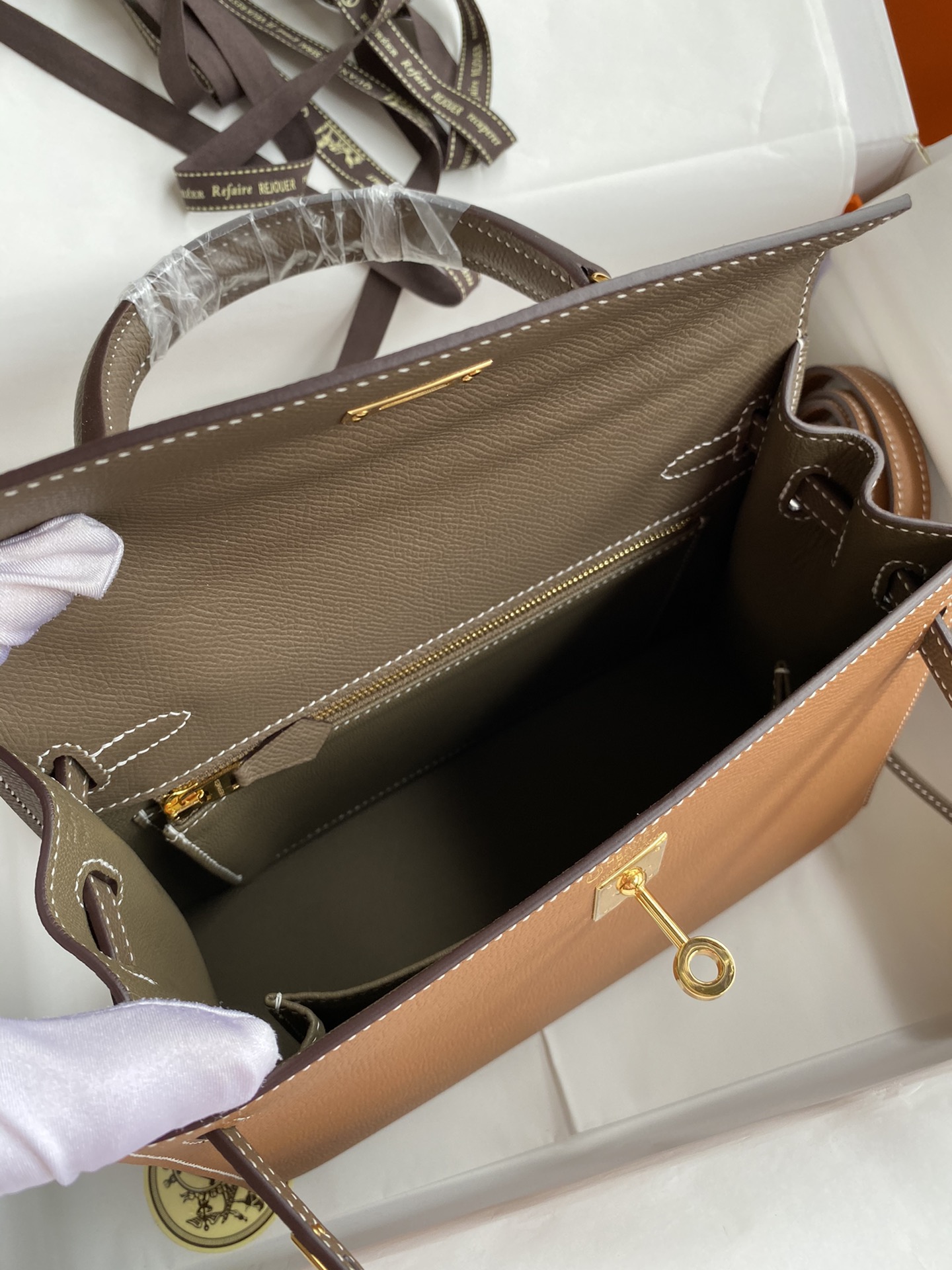 H**mes kelly-epsom leather-25cm