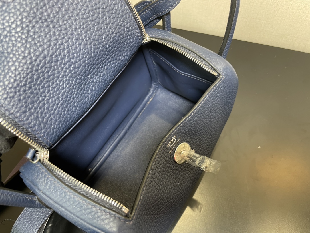 H**mes lindy 19-togo leather-19cm