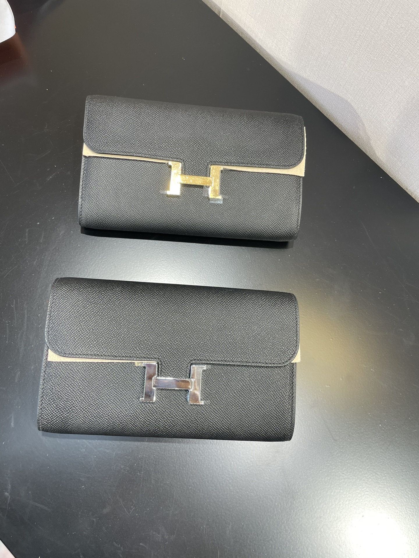 H**mes constance wallet on chain-epsom-20*13*2cm