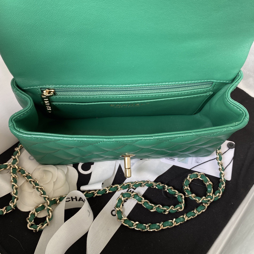 Ch@nel Flap Bag-20*12*6CM