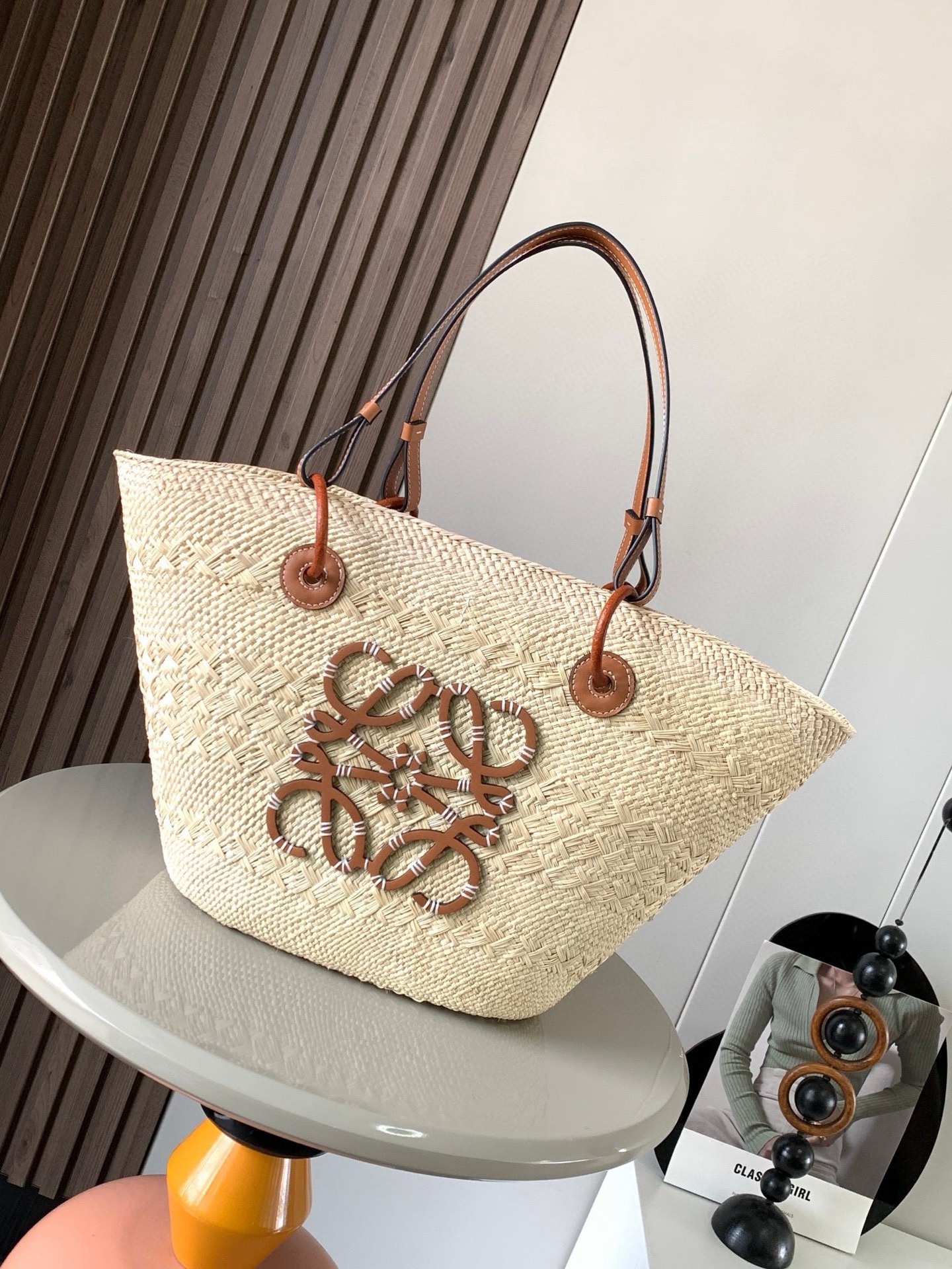 Lowee Anagram Basket Tote-46*27*30CM