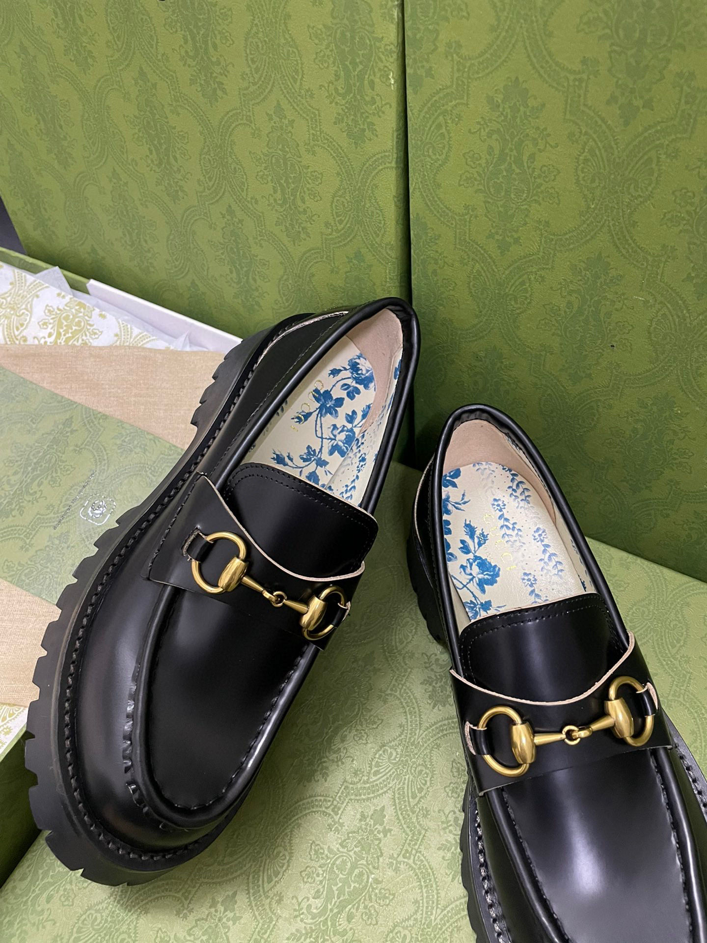 G*u*i loafers-4.5cm