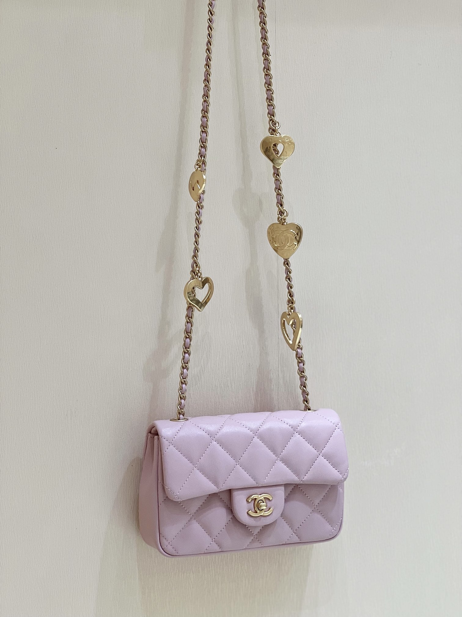 Ch@nel Flap Bag-12*19*7CM