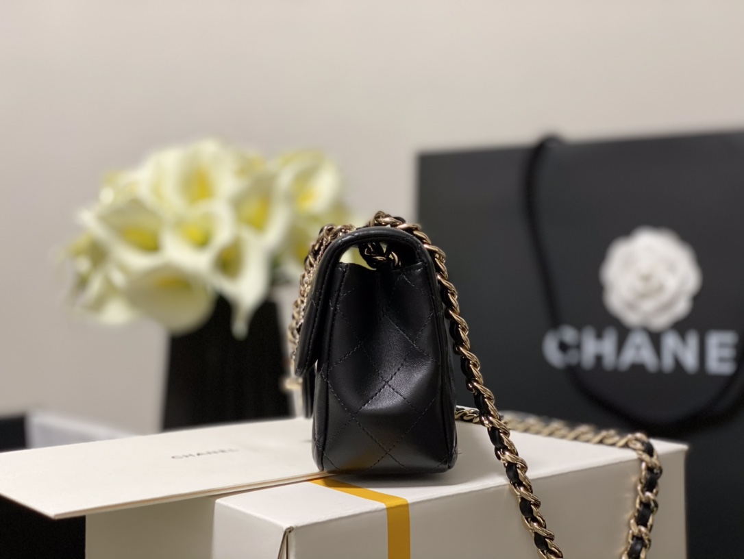 Ch@nel Flap Bag-12*20*6CM