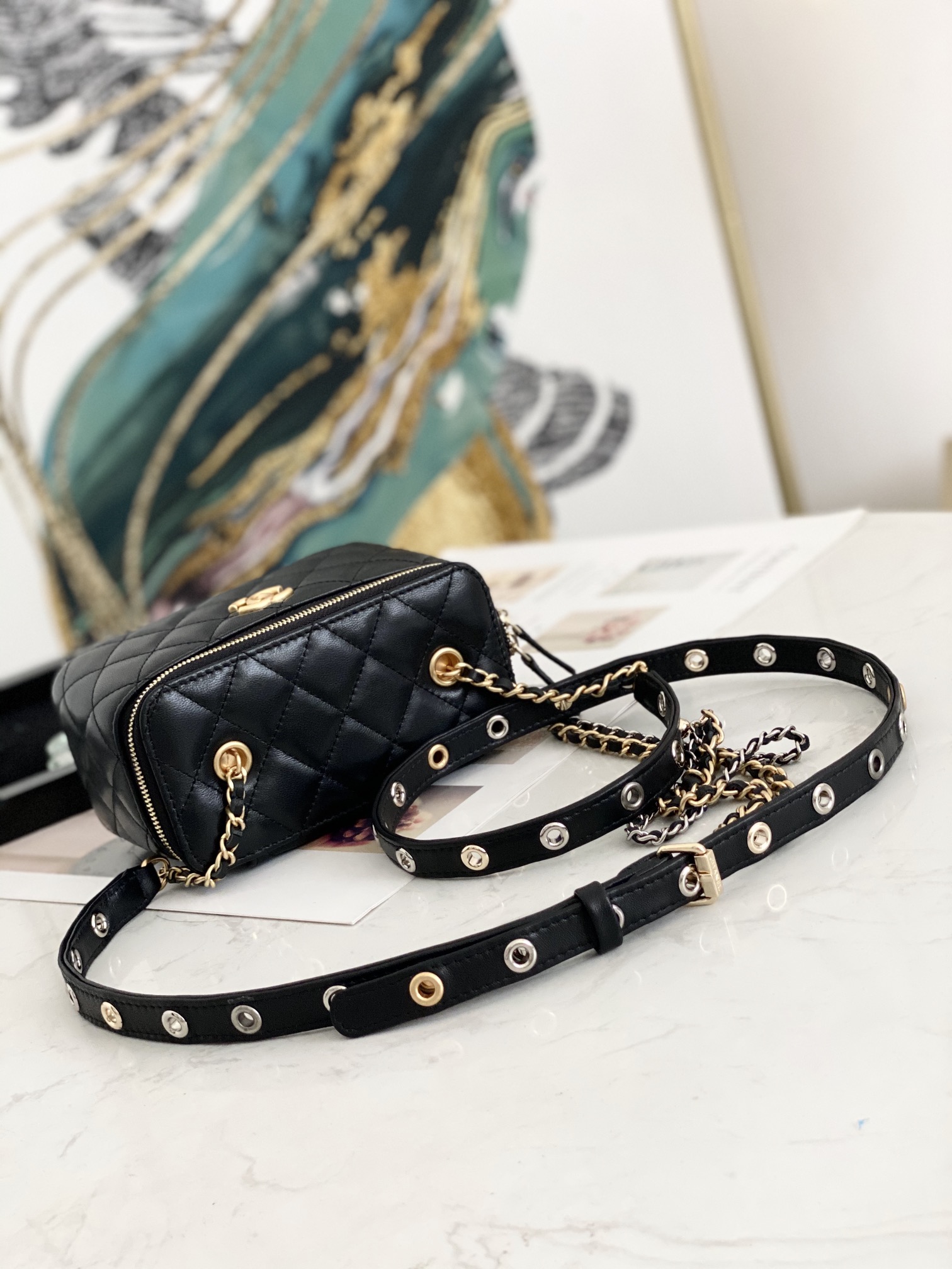 Ch@nel Cosmetic Bag-18CM