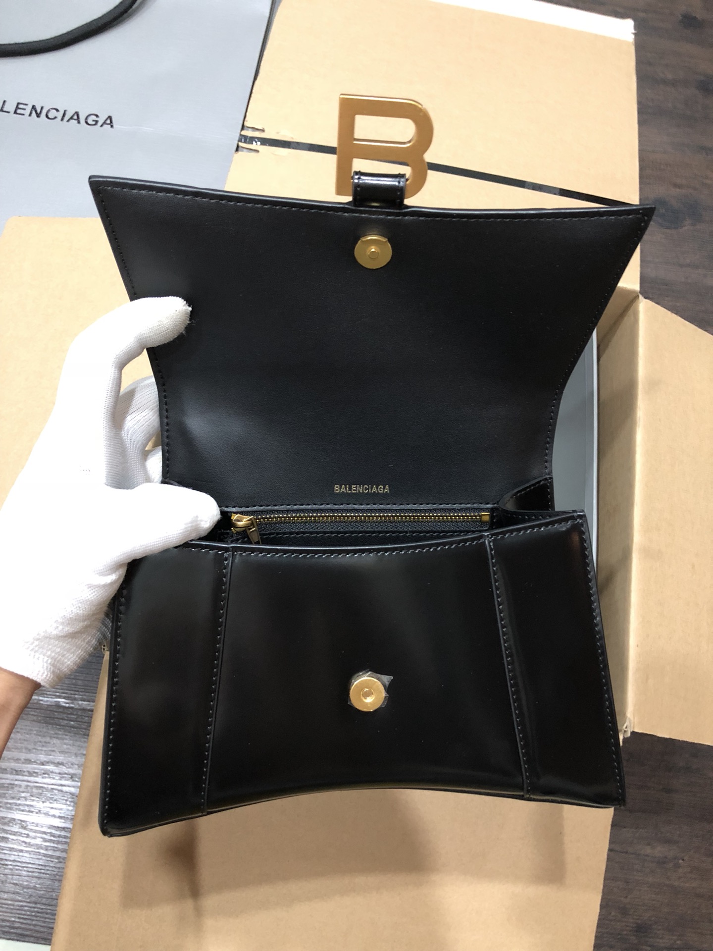 Ba*len*cia*ga hourglass bag-23x10x24cm