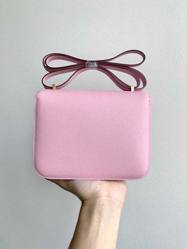 H**mes constance epsom leather-19cm