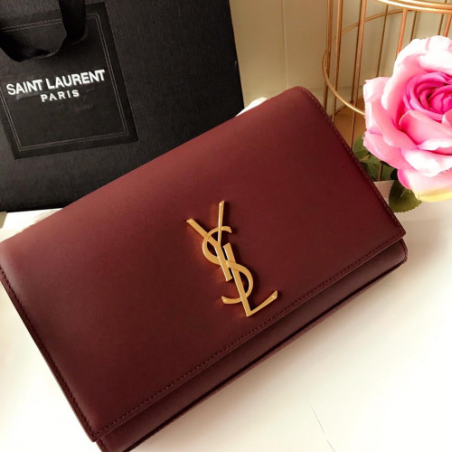 Y*L kate medium in smooth leather-24*14.5*5.5cm