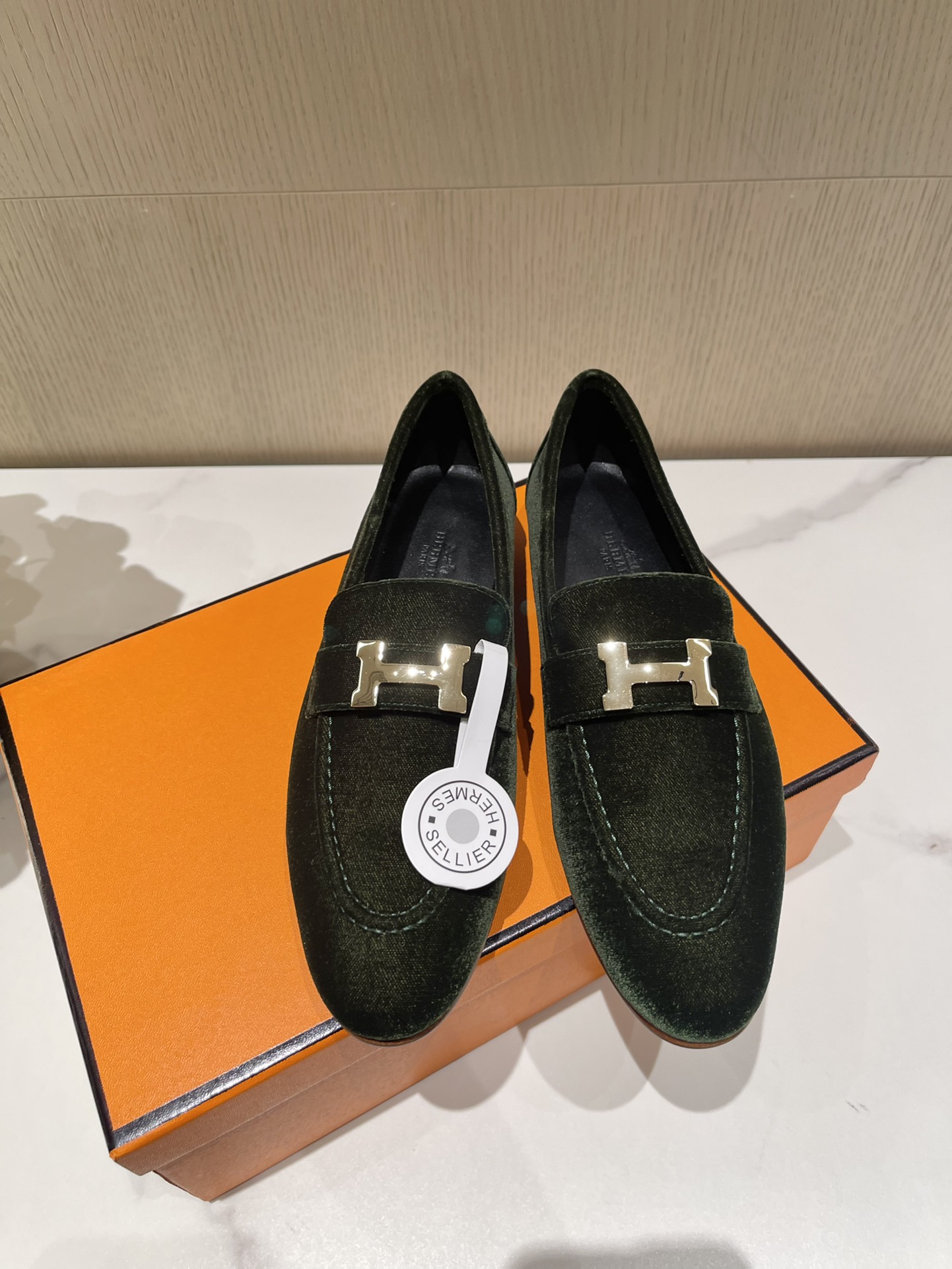 H**mes loafers(eu35-eu40)