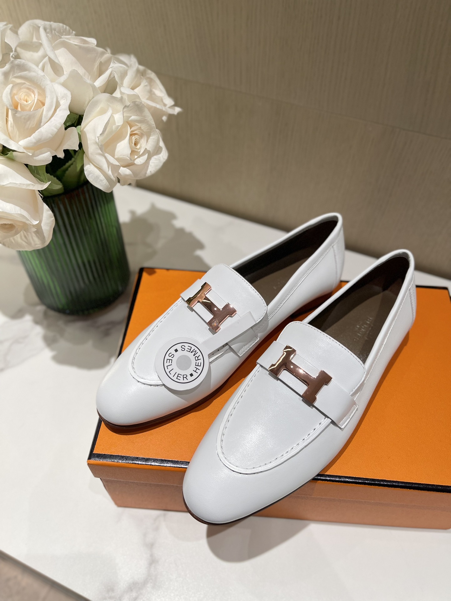 H**mes loafers(eu35-eu40)