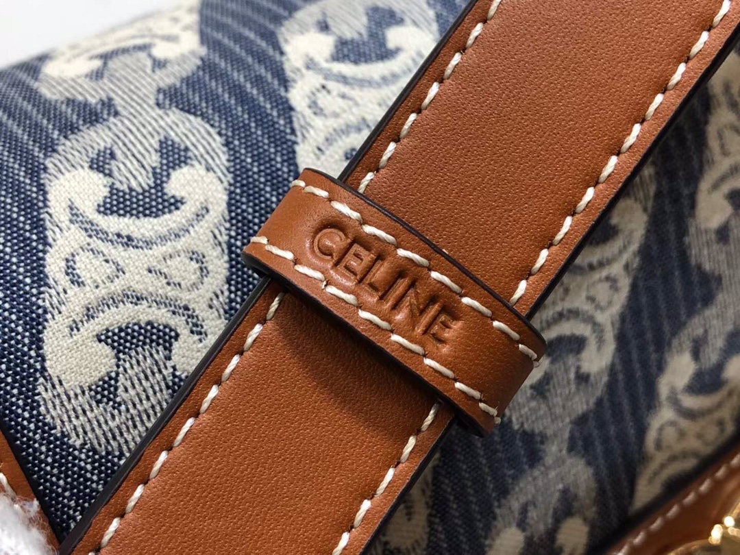 Celin Tambour Box Bag-22*16.5*7CM