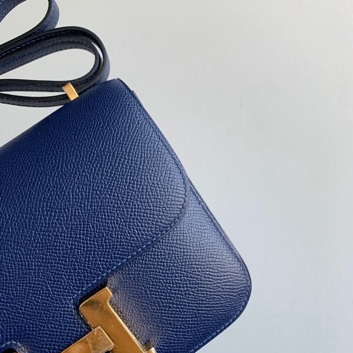 H**mes constance epsom leather-19cm