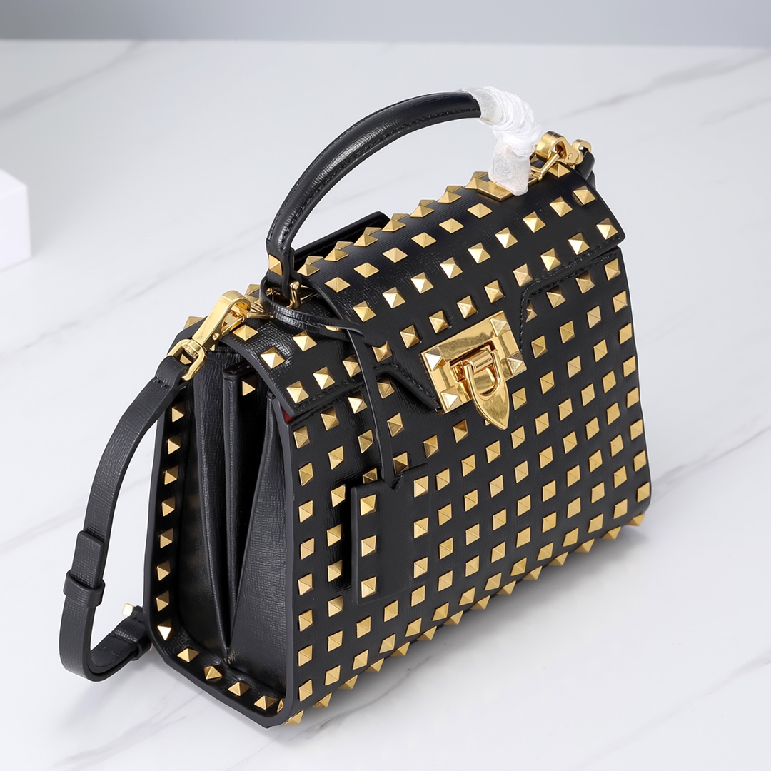 Va1e*ntin0 garavani rockstud alcove-22*17*9cm