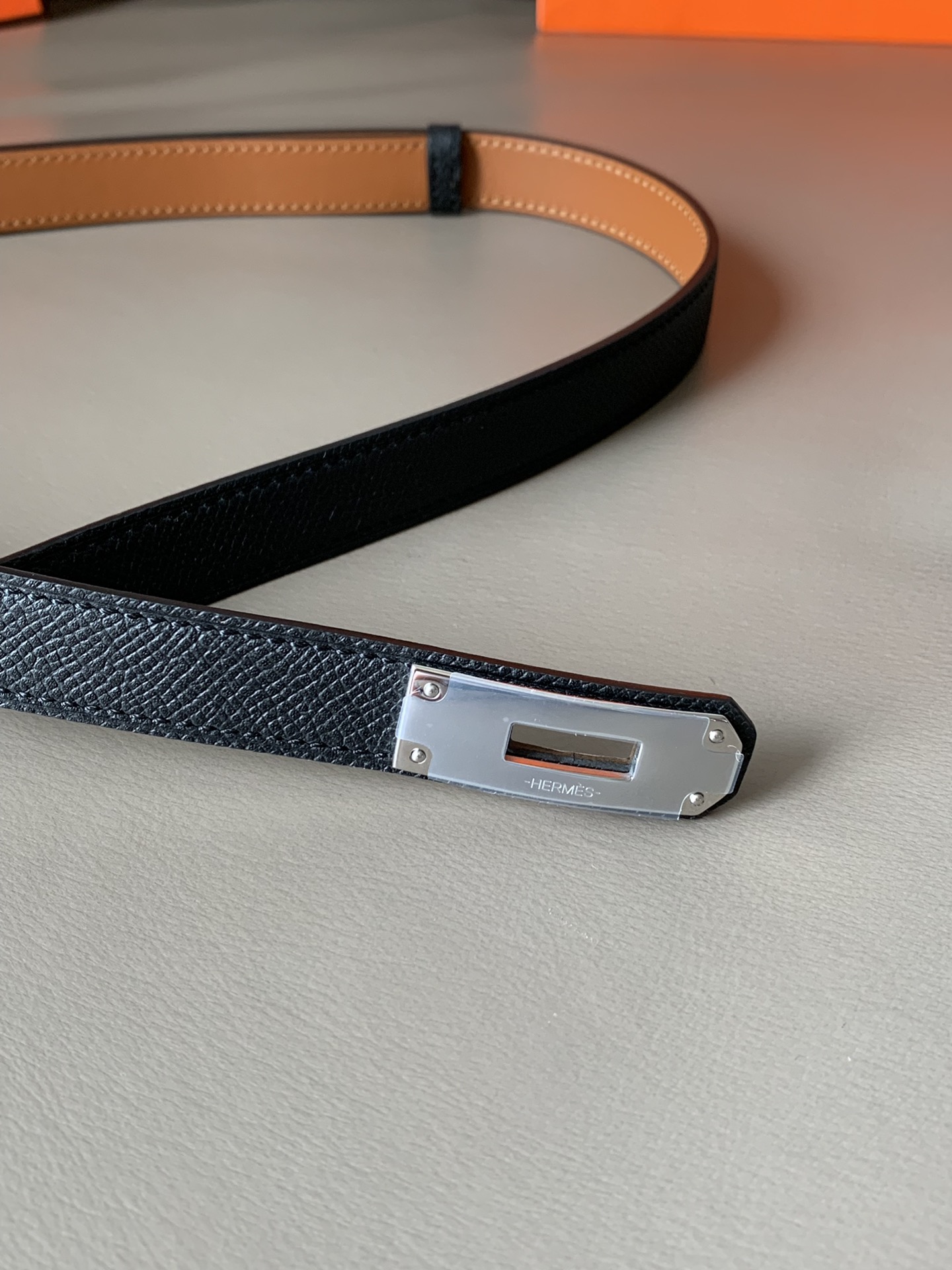 H**mes belt-1.8cm