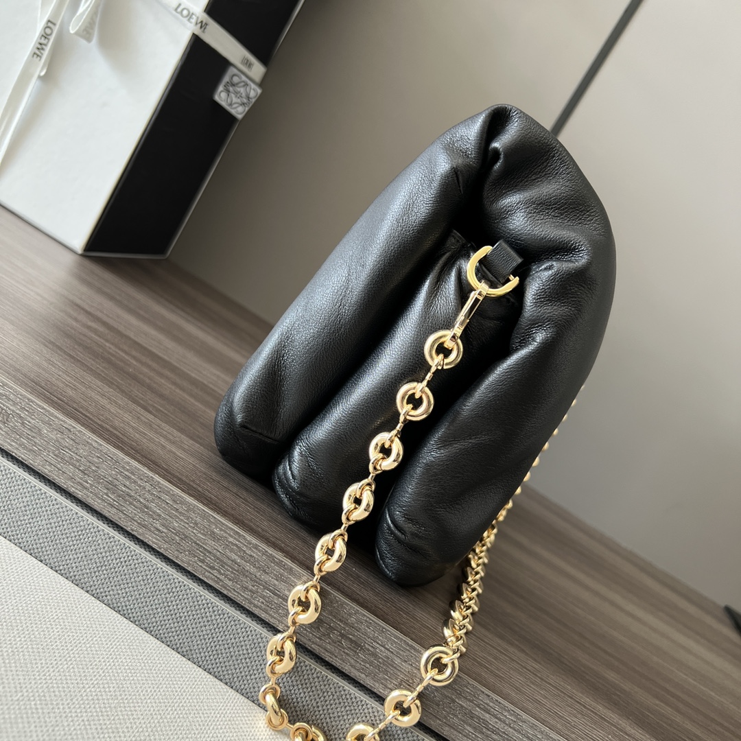 L0ew* puffer goya bag-23*13*6cm
