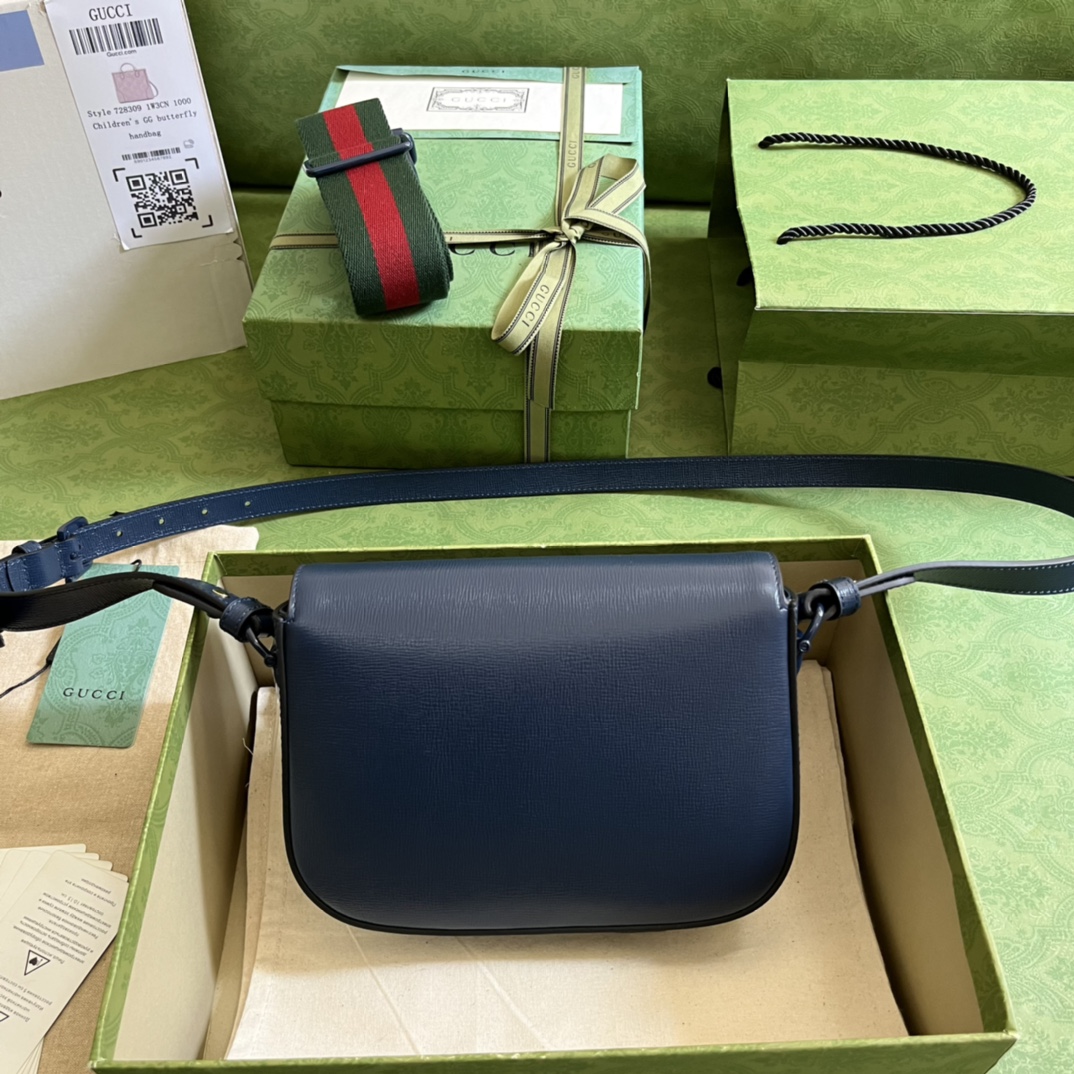 G*u*i 1955 horsebit shoulder bag-20.6*14.4*5.1cm
