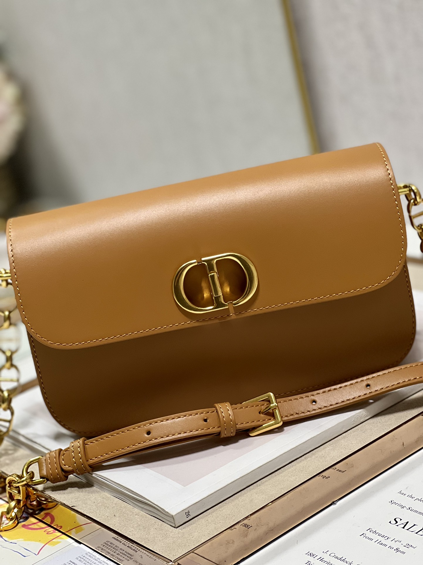 Di0r 30 Montaigne Avenue Bag-22.5×12.5×6.5CM