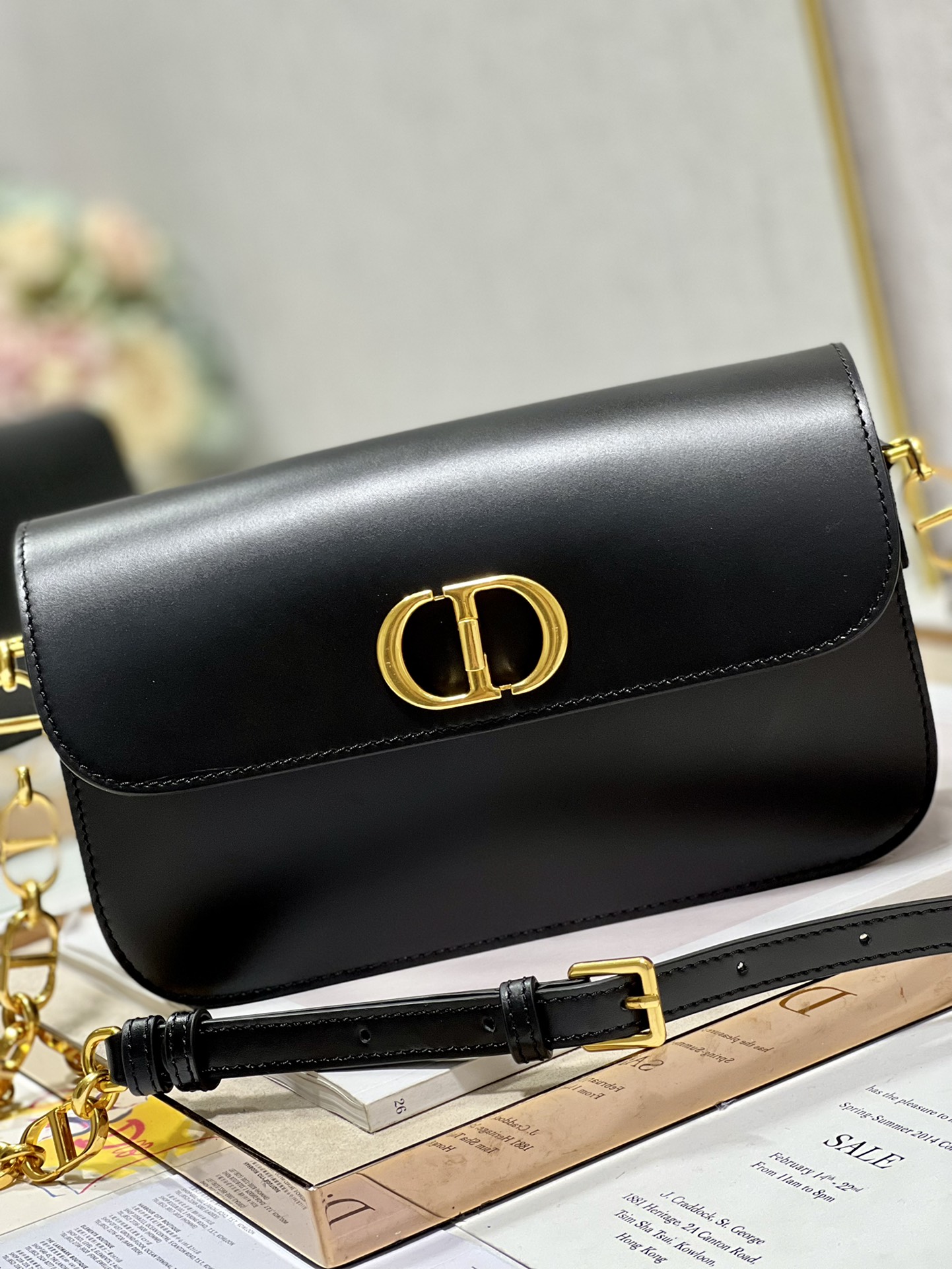 Di0r 30 Montaigne Avenue Bag-22.5×12.5×6.5CM