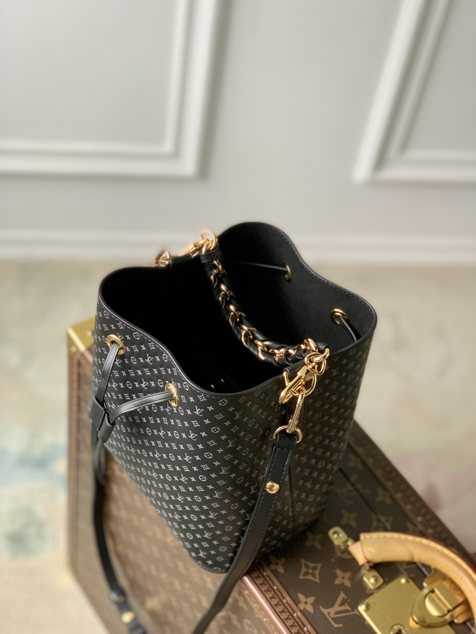 l0*is V*t0n néonoé bucket bag -m46581- 20 x 20 x 13 cm