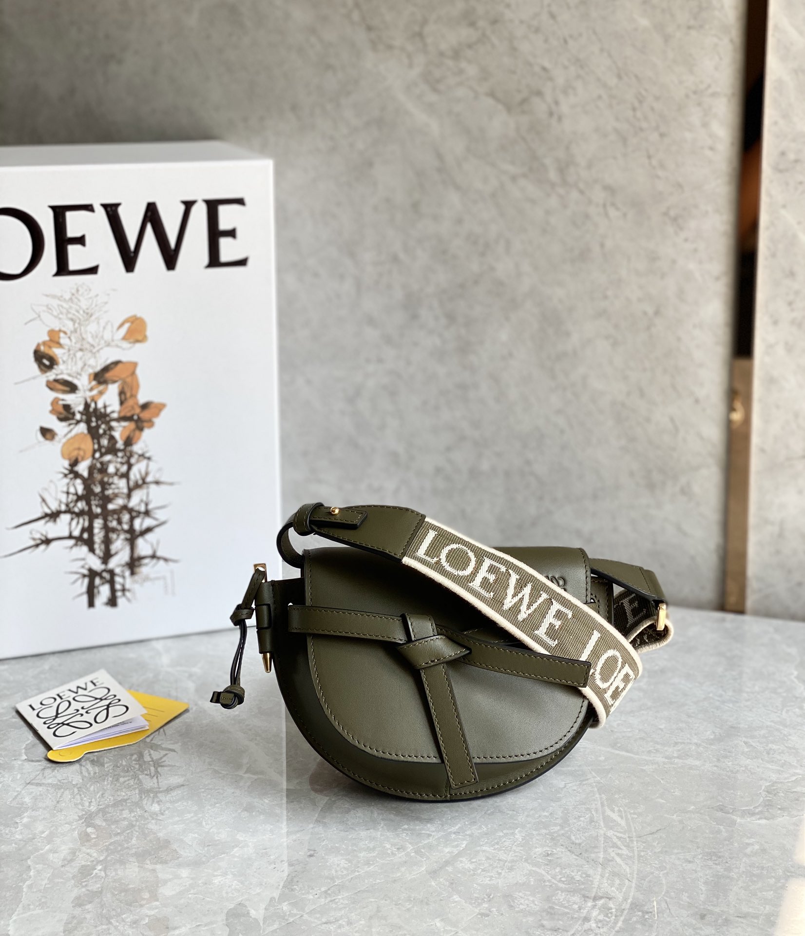 L0ew* mini gate dual bag-21*12.5*9cm