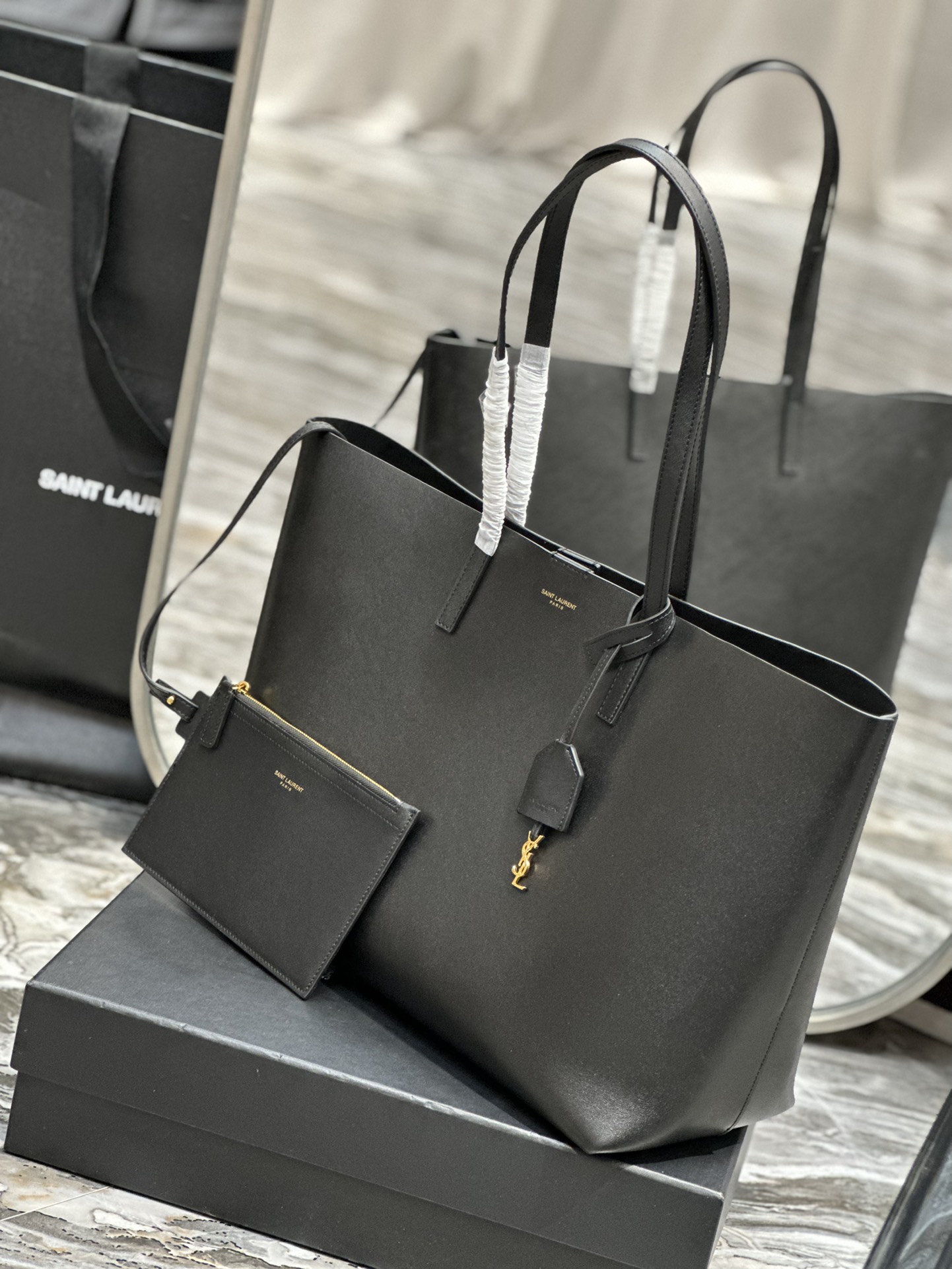 Y*L shopping tote bag-38×28×13cm