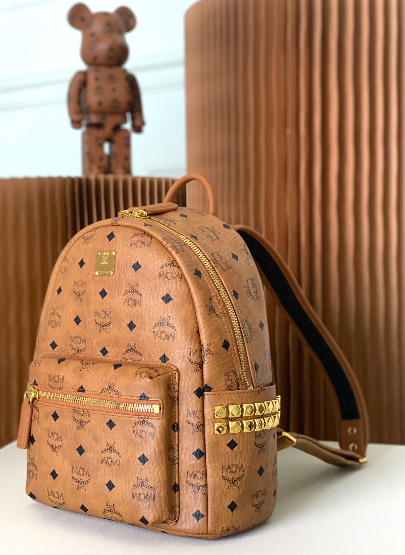 MCM Stark Backpack-10.0 x 17.5 x 21CM