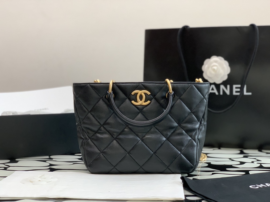 Ch@nel Tote Bag-22*19*14CM