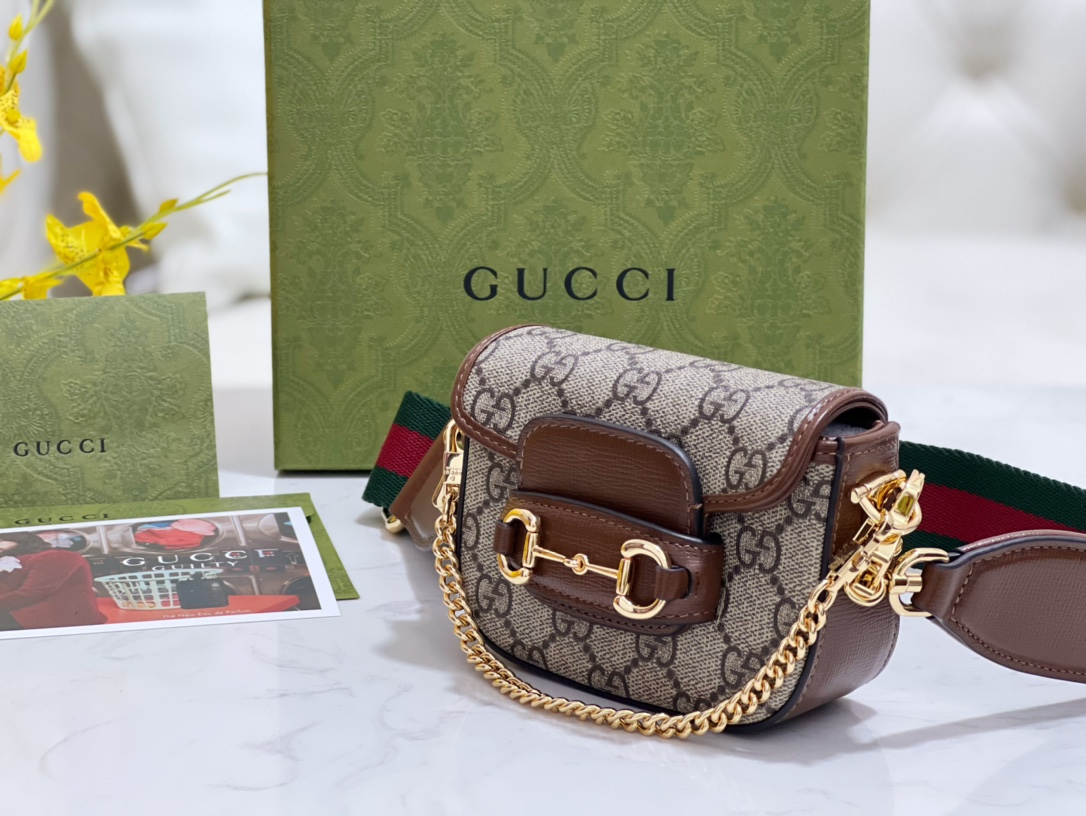 G*u*i gg horsebit 1955 bag-12*9*4cm