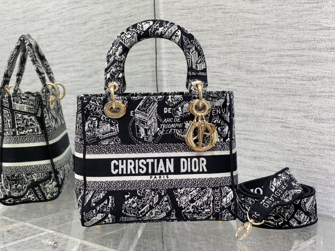 lady D*or handle bag-24cm
