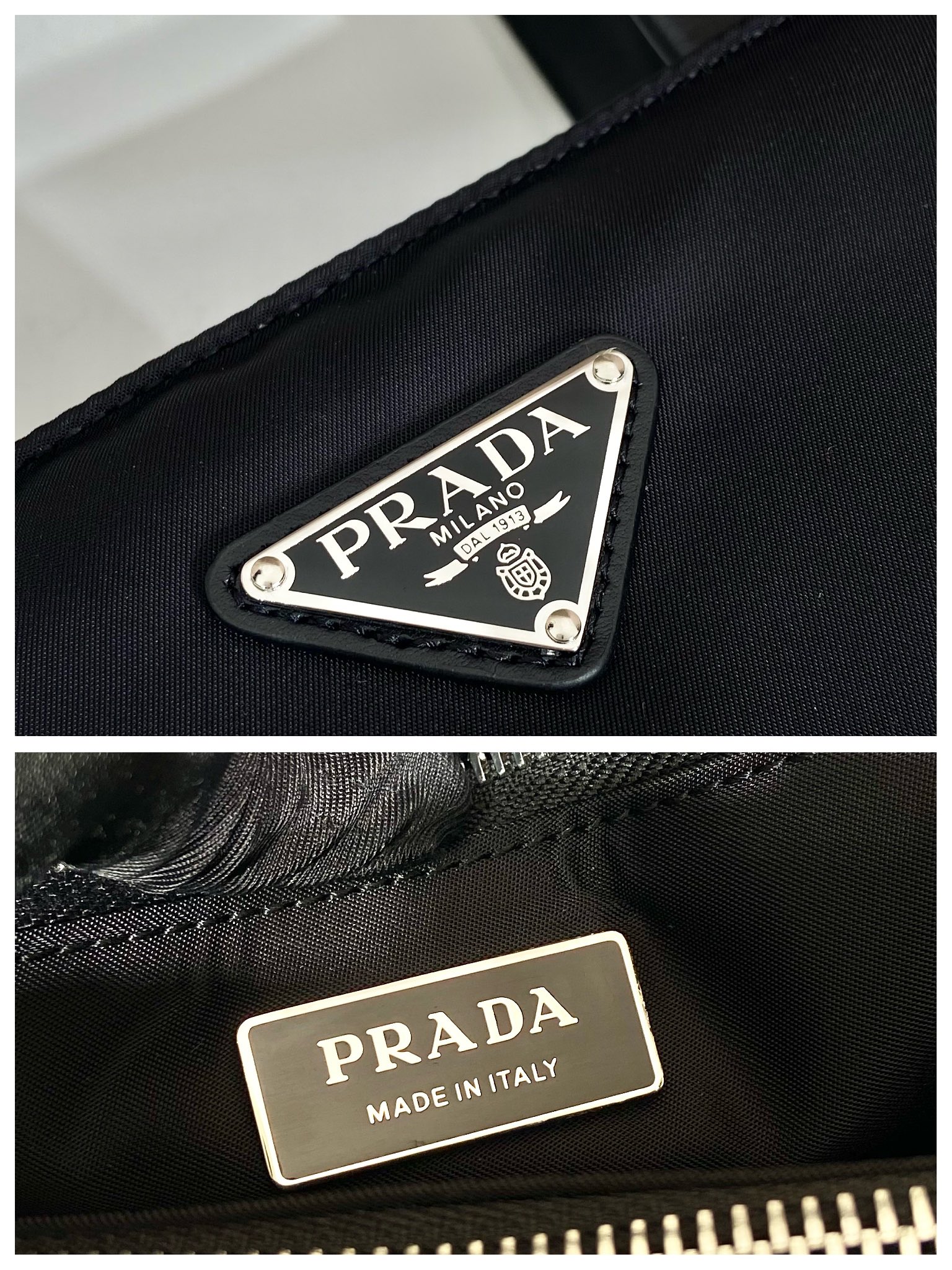 Pra*a 1bg426 tote bag-25.5*27*14cm