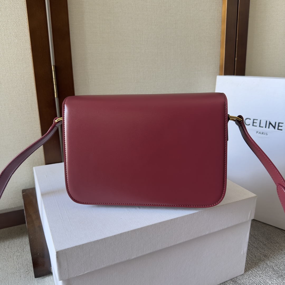 Celin Triomphe Shoulder Bag-22.5x16.5x7.5CM
